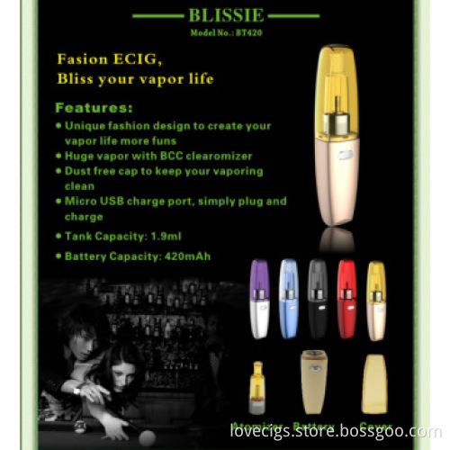 USB design electronic cigarette blissie